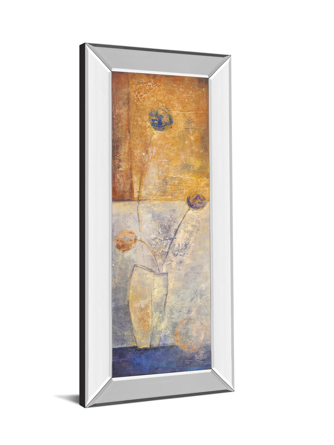 18 in. x 42 in. "May Il" By Volk Mirror Framed Print Wall Art