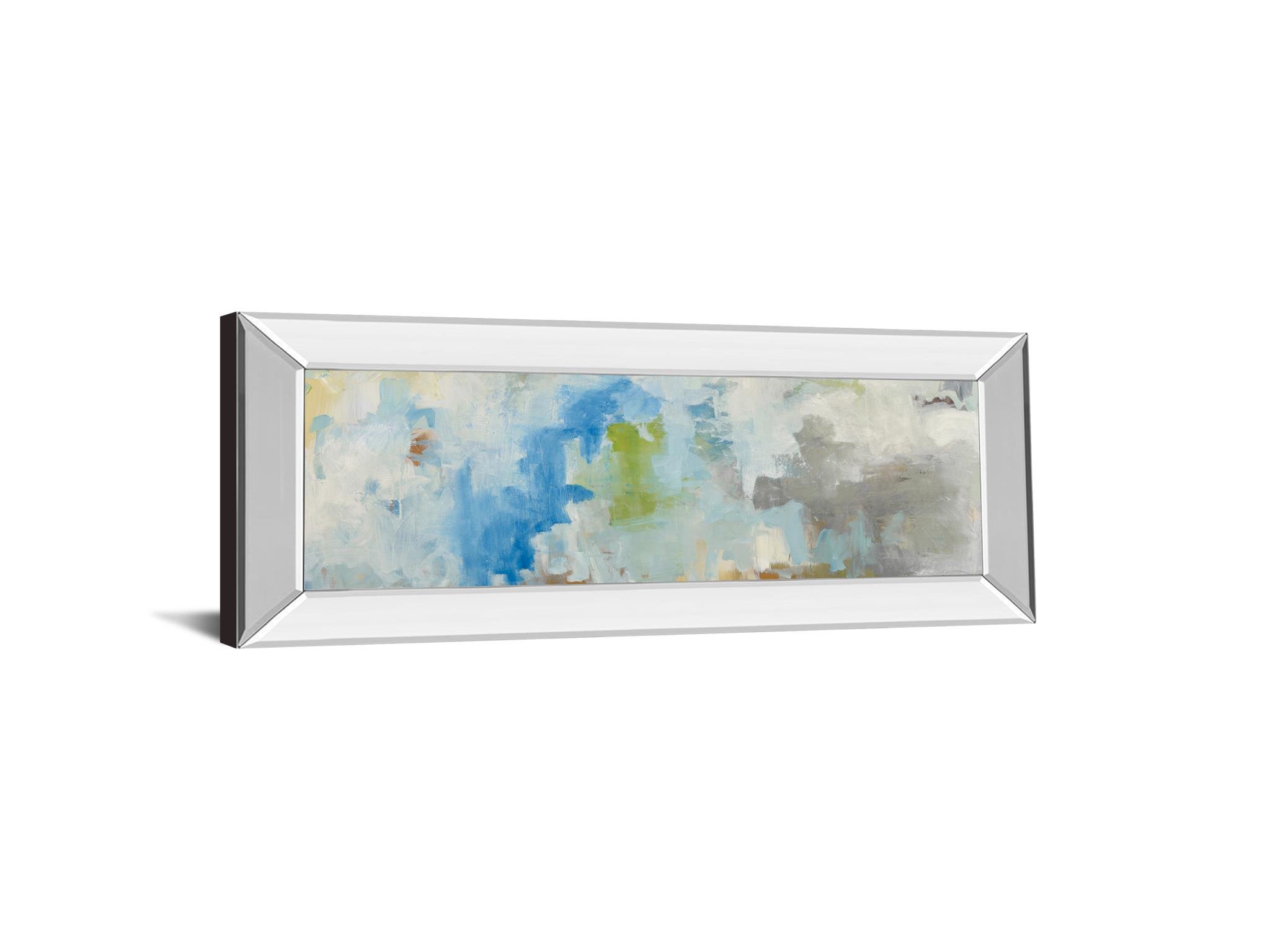 18 in. x 42 in. "High Seas" By Ellen, J. Mirror Framed Print Wall Art