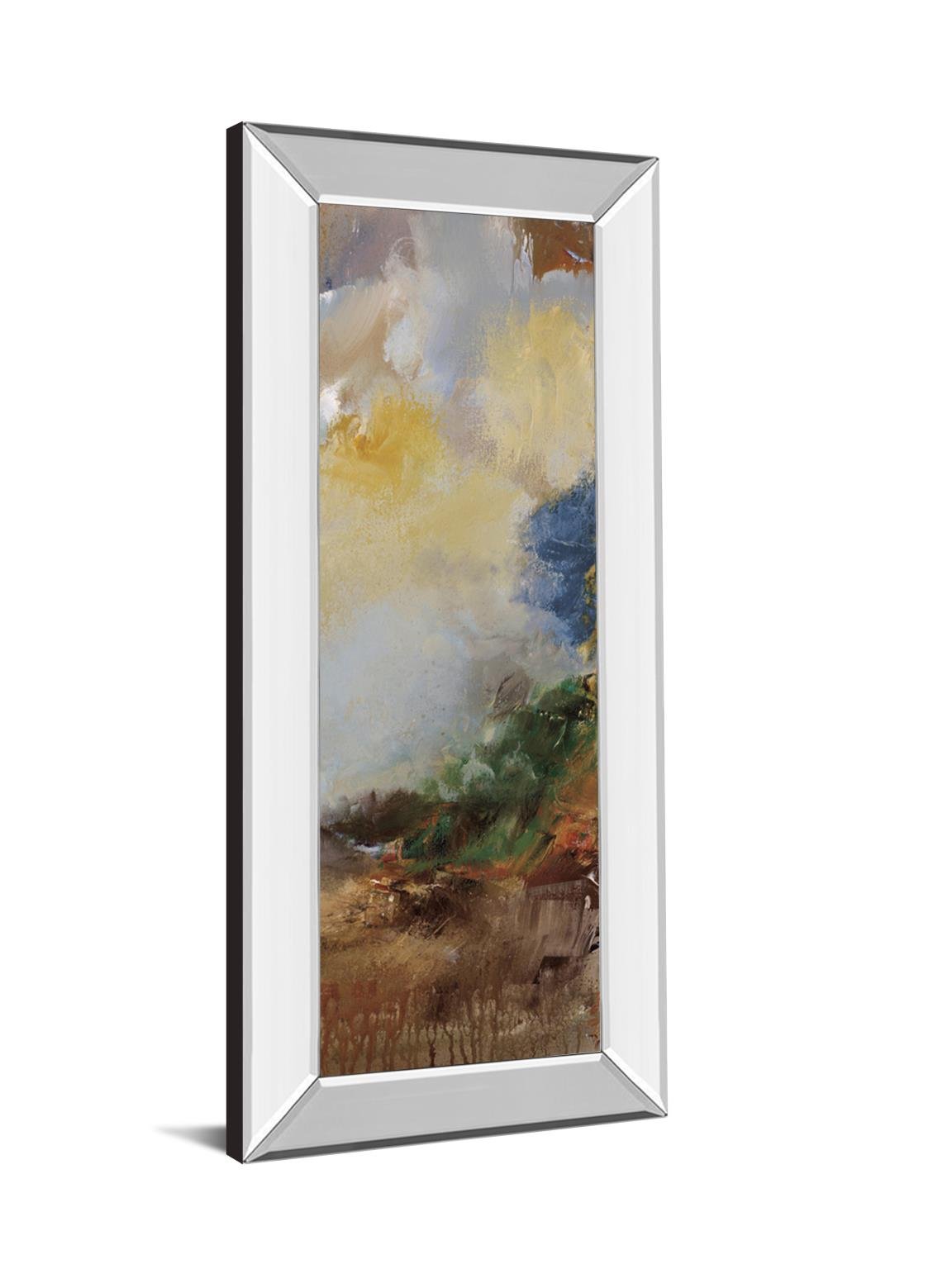 18 in. x 42 in. "Haven" By Cat Tesla Mirror Framed Print Wall Art