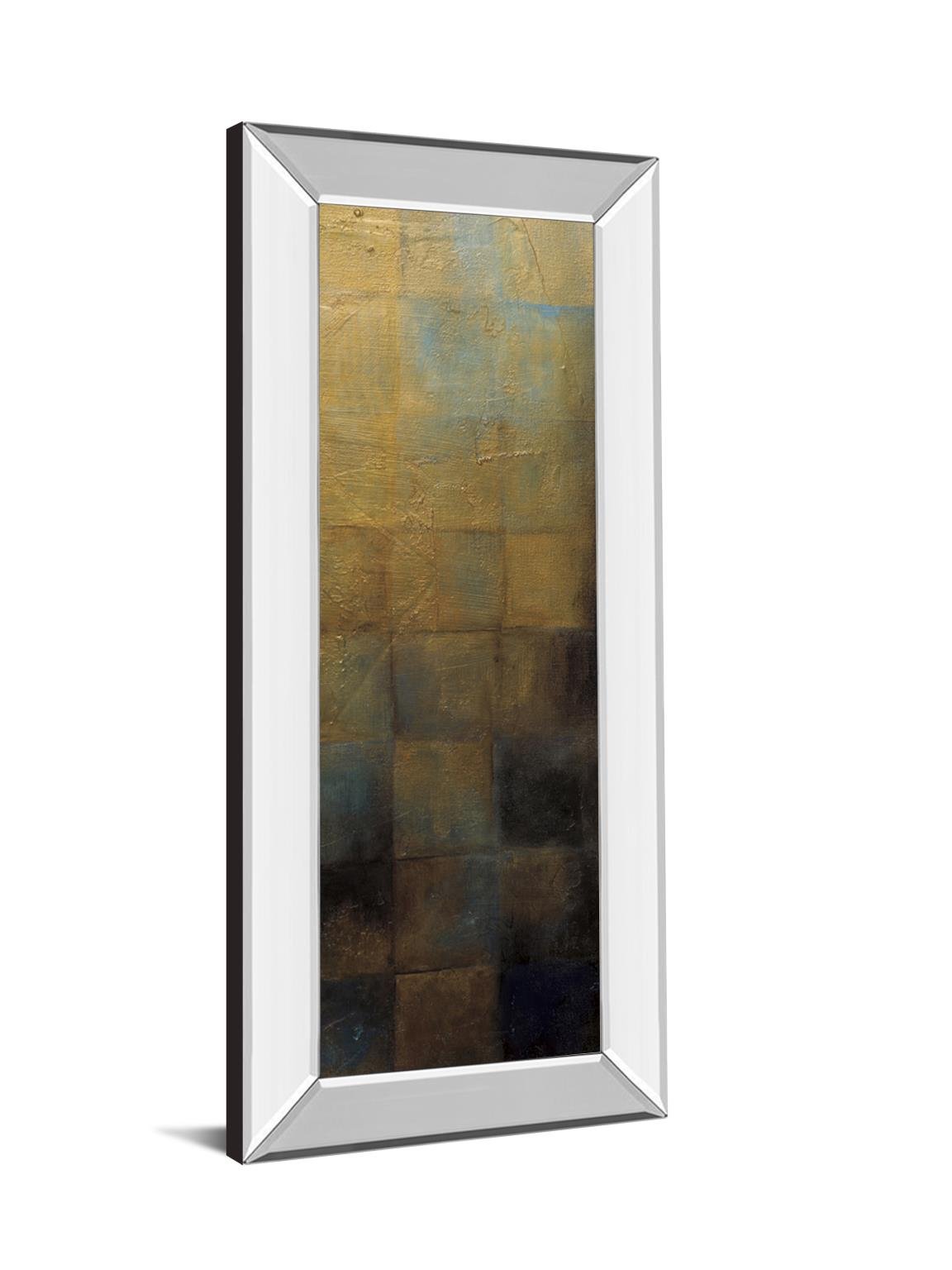 18 in. x 42 in. "Modra III" By Pasion Mirror Framed Print Wall Art