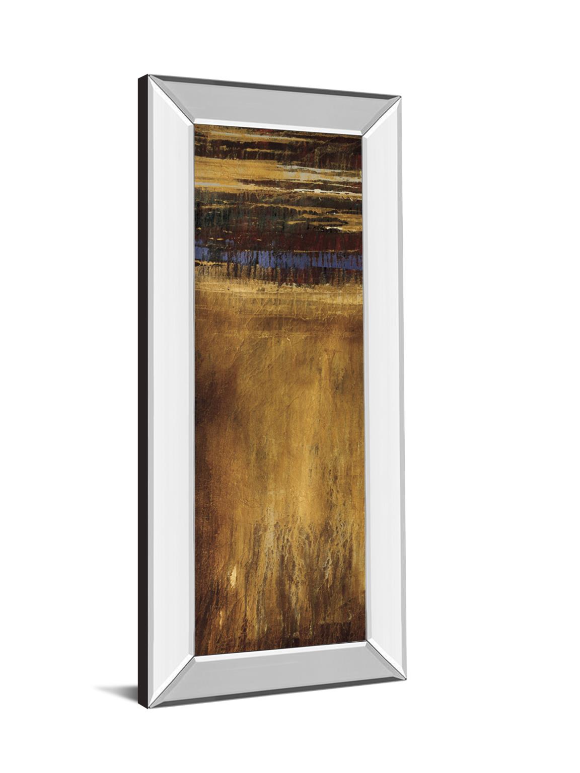 18 in. x 42 in. "Eruption Pompe I" By Jardine Framed Print Wall Art Mirror