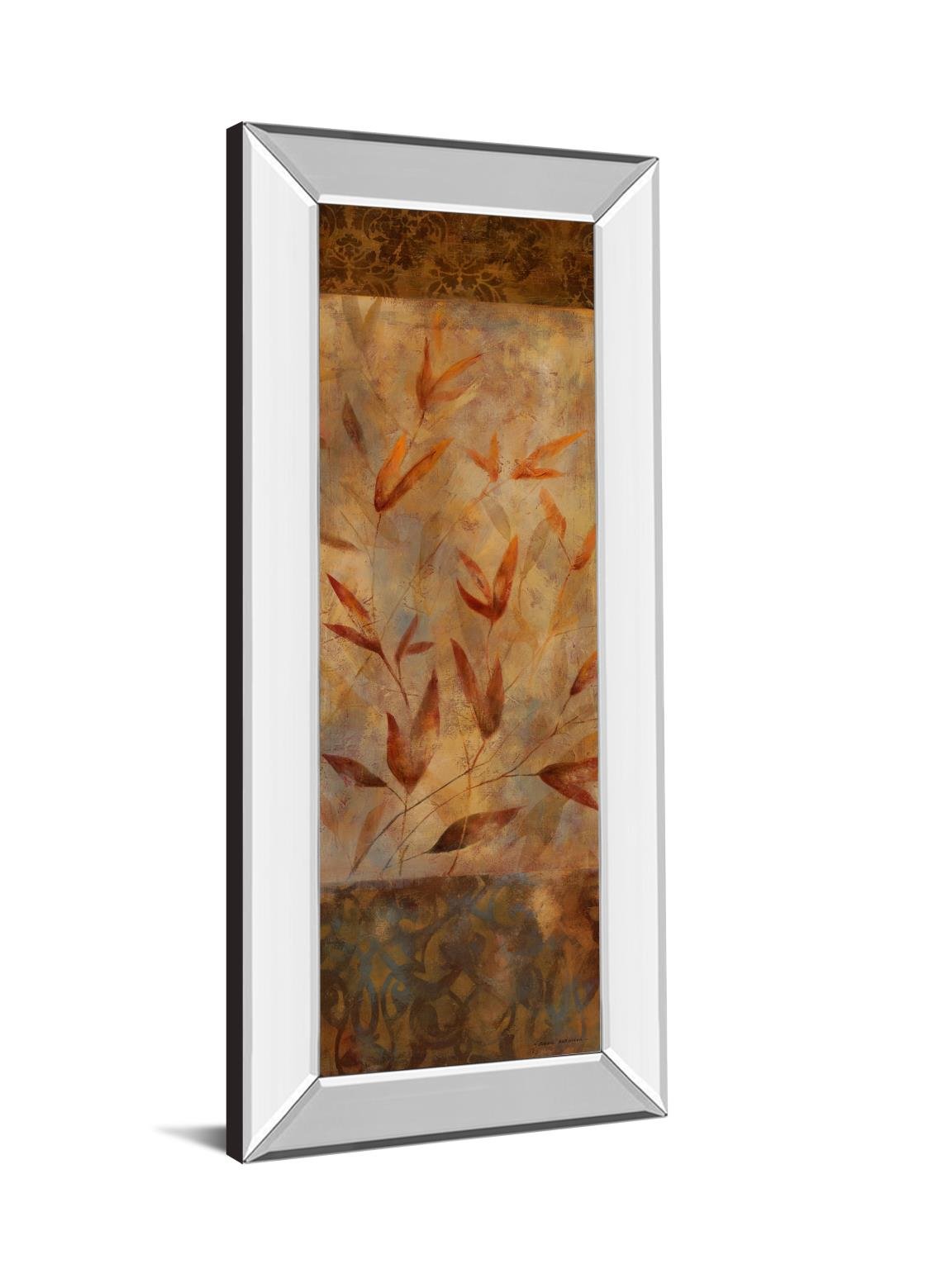 18 in. x 42 in. "Autumn's Allure I" By Carol Robinson Print Mirror Framed Wall art