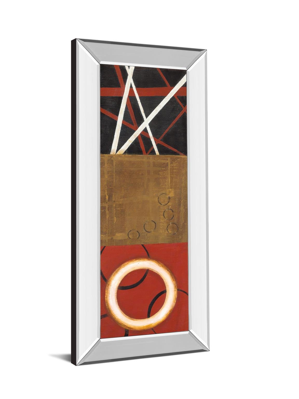 18 in. x 42 in. "Euclidean Space I" By Tava Luv Mirror Framed Print Wall Art