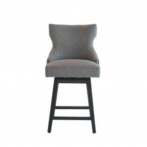 Lucy Swivel Counter Stool Black / Night Owl