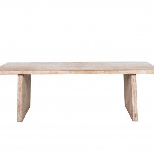 Chanel 94" Rect Dining Table Aged White