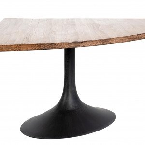 Megan Quarter Round Dining Table Antique Natural