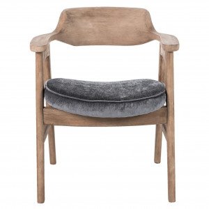 Wagner Arm Chair Medium Grey / Vintage Pewter