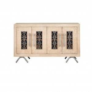 New Orleans Cabinet White Washed