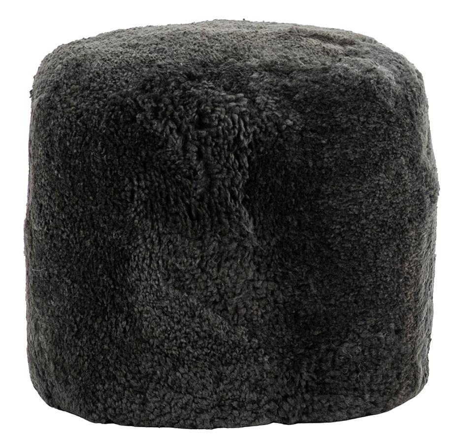 Kiwi Pouf Charcoal Grey