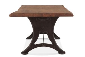 Organic-Forge-table-live-edge-cast-iron-solid-wood - Nest Furnishings