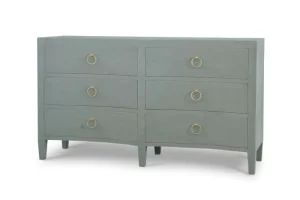 Mornington Linen Wrapped 6 Drawer...