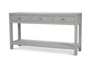 Kagu Console Table w/ Raffia