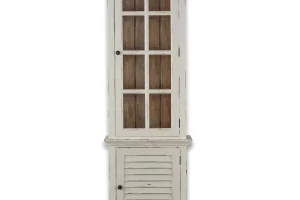 Cottage Tall Cabinet w/Glass