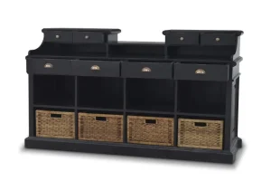 Ashton Service Counter w/ Rattan ...