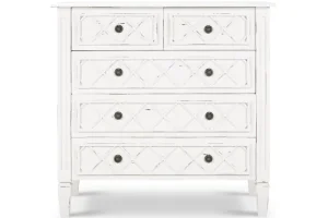 Dauphine 5 Drawer Dresser w/ Flat...
