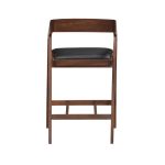 the Padma counter stool brings ultimate comfort with its supportive backrest
