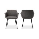 with a modern twist. The Ronda armchair features a uniquely sculpted seat