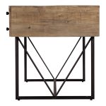 this desk brings an earthy industrial feel to your office.