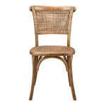 the Churchill dining chair nods to the spirit of modern-rustic