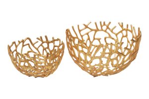 NEST BOWLS GOLD SET OF 2