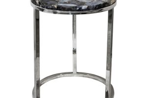 SHIMMER AGATE ACCENT TABLE