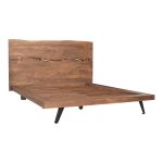 natural touch to your bedroom. The Madagascar bed is made from solid acacia wood bed featuring a low platform design