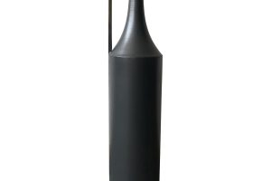ARGUS METAL VASE BLACK