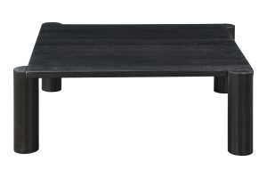 POST COFFEE TABLE BLACK OAK