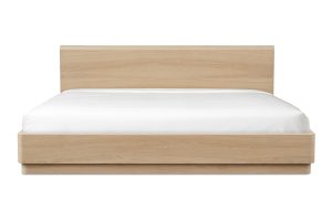 ROUND OFF KING BED OAK