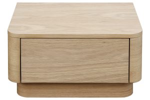 ROUND OFF NIGHTSTAND OAK