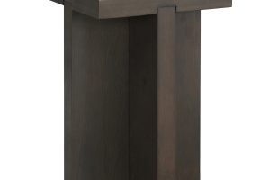 FOLKE SIDE TABLE DARK BROWN