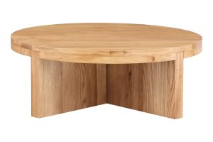 FOLKE ROUND COFFEE TABLE NATURAL