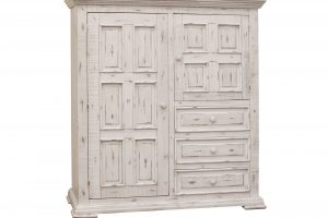 Terra White 3 Drawer 2 Door Gentleman's Chest