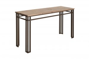 Limestone Iron base, Sofa Table