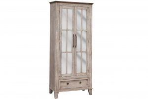 Sahara 1 Drawer 2 Glass Doors Cabinet