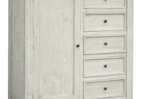 Stone 5 Drawer 1 Door Gentleman Chest
