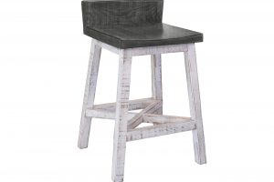 Stone 24" Wooden Stool