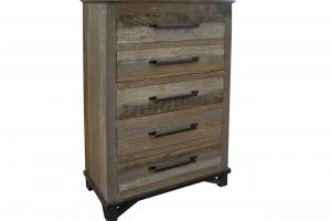 Loft Brown 5 Drawer Chest