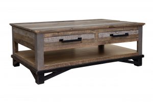Loft Brown 4 Drawer Cocktail Table