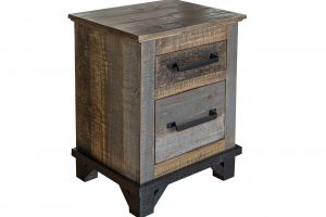 Loft Brown 2 Drawer Nightstand