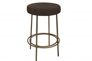 Frida Wooden Frame & Metal Base, 30" Stool