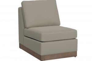 Georgia Wooden Frame & Base, Armless Chair