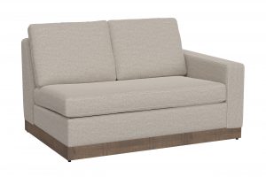 Georgia Wooden Frame & Base, Sectional Right-Arm Loveseat