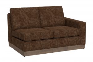 Georgia Wooden Frame & Base, Sectional Right-Arm Loveseat