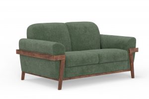 Loft Brown Wooden Frame & Base, Loveseat