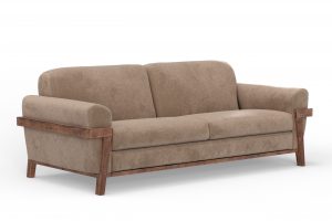Loft Brown Wooden Frame & Base, Sofa