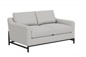 Maison Wooden Frame & Metal Base, Loveseat