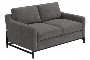 Maison Wooden Frame & Metal Base, Loveseat