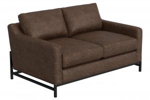 Maison Wooden Frame & Metal Base, Loveseat