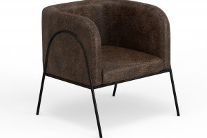 Malibu Wooden Frame & Metal Base, Armchair